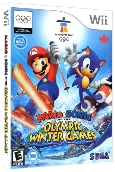 Mario & Sonic at the Olympic Winter Games box art