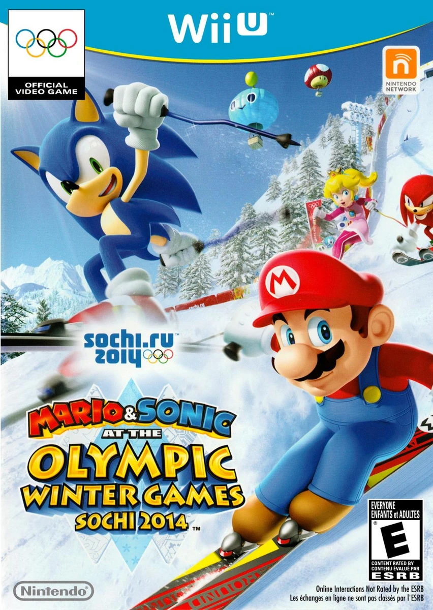Mario & Sonic at the Sochi 2014 Olympic Games box art