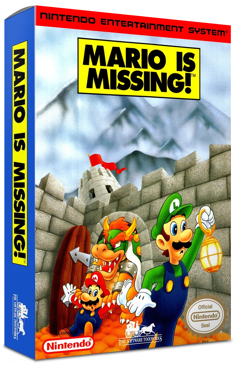 Mario Is Missing box art