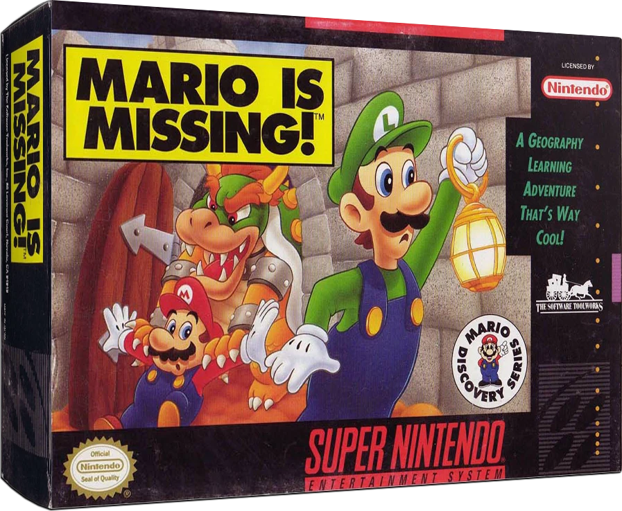 Mario is Missing box art