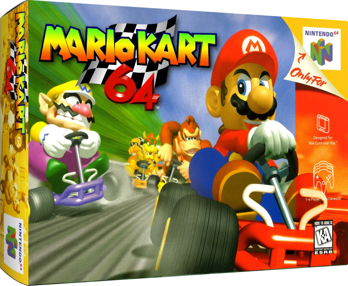 Mario Kart 64 [Player's Choice] box art