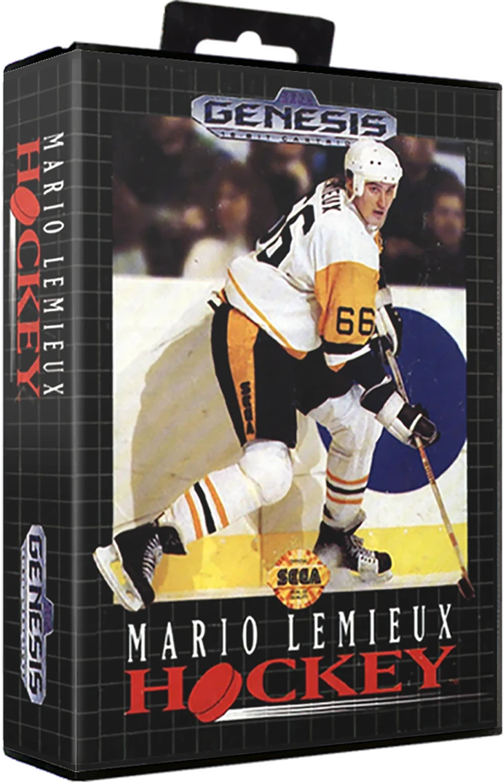 Mario Lemieux Hockey box art