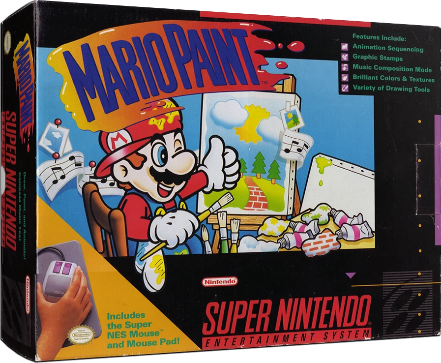 Mario Paint box art
