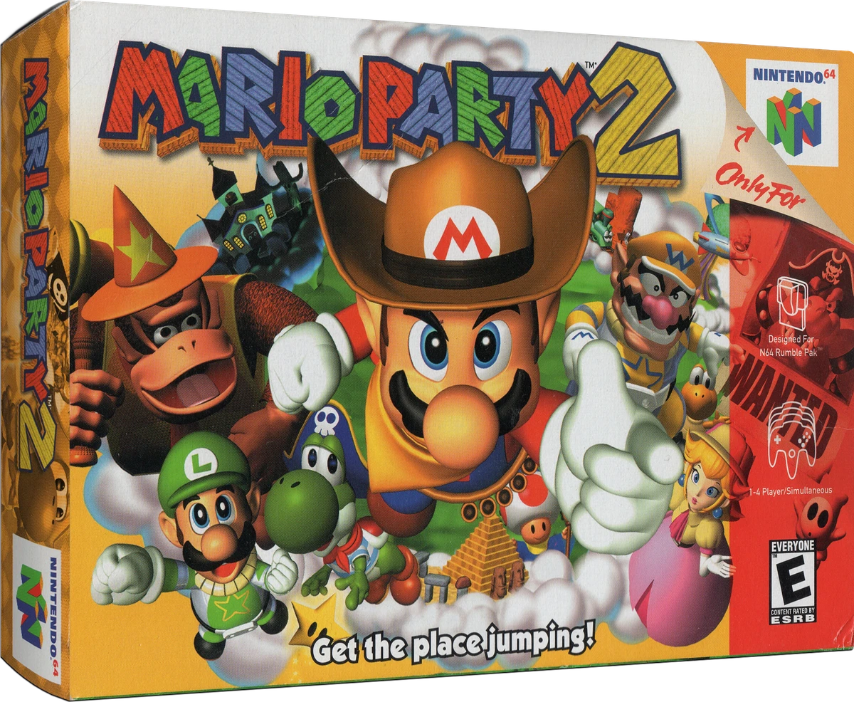Mario Party 2 box art