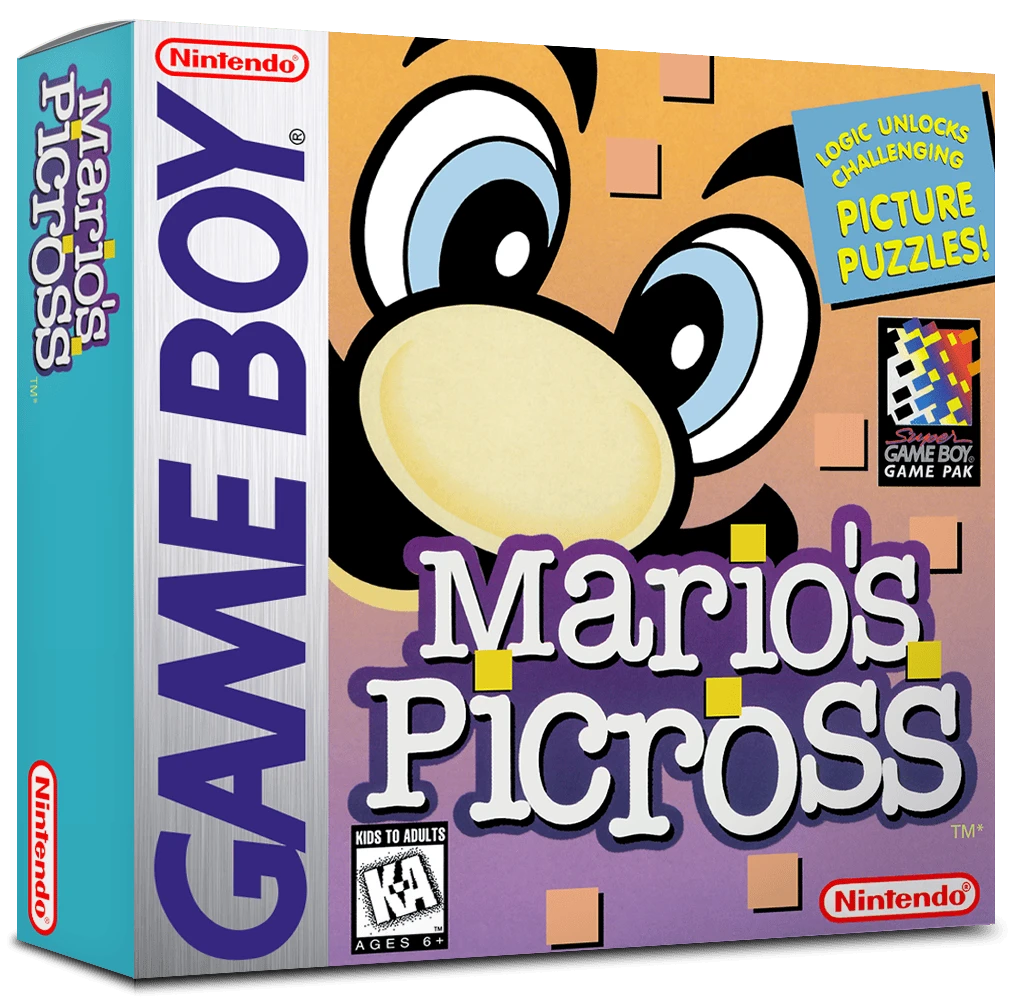 Mario's Picross box art