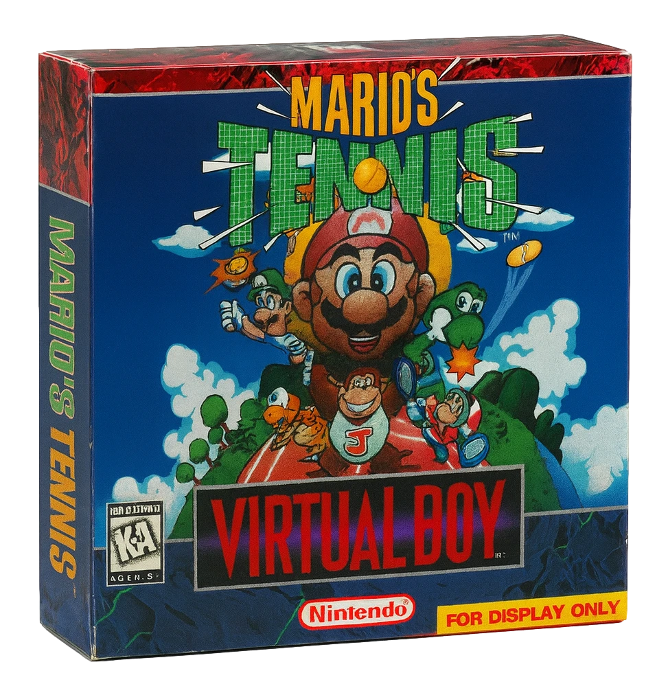 Mario's Tennis box art