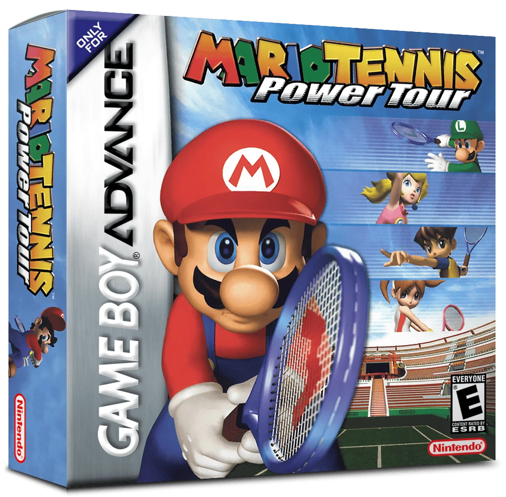 Mario Tennis Power Tour box art