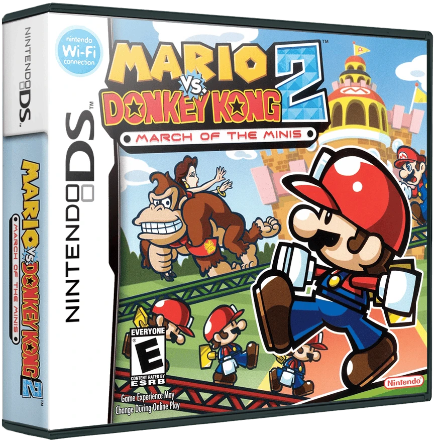 Mario vs. Donkey Kong 2: March of the Minis box art