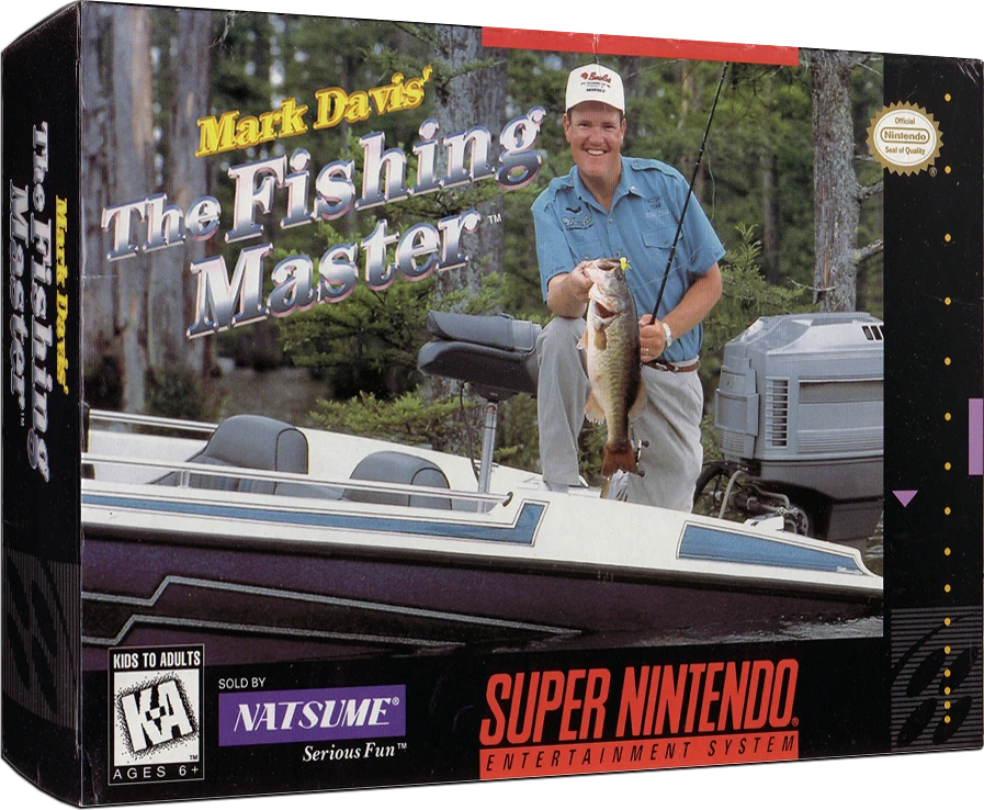 Mark Davis the Fishing Master box art