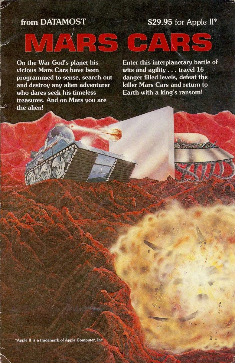 Mars Cars box art