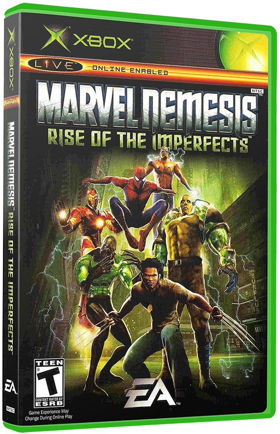 Marvel Nemesis Rise of the Imperfects box art