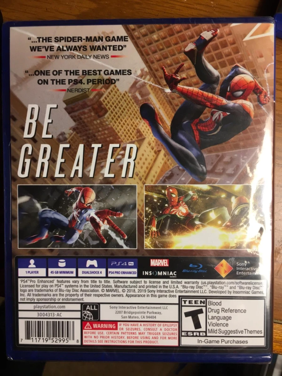 Marvel Spiderman [Game of the Year] box art