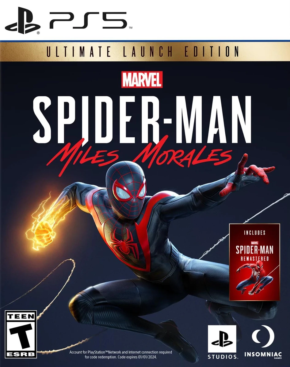 Marvel Spiderman: Miles Morales [Ultimate Launch Edition] box art