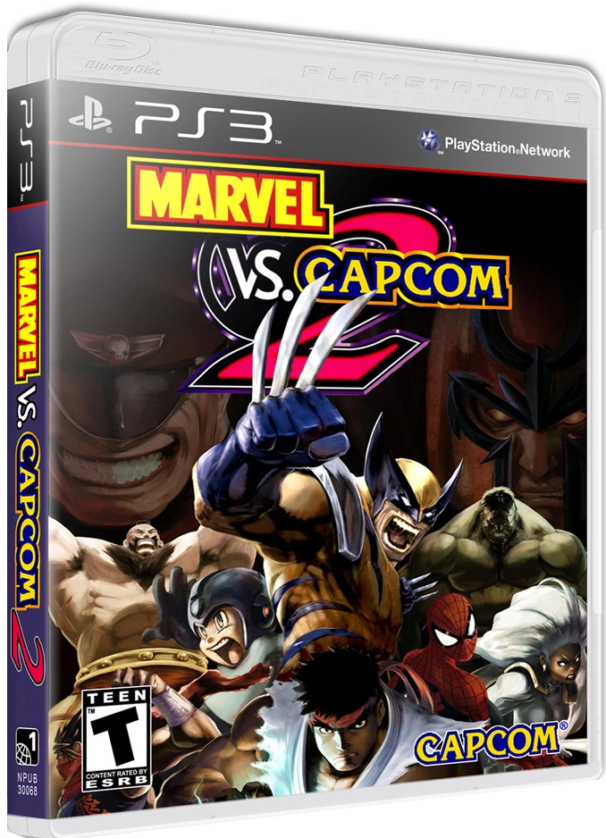 Marvel vs Capcom 2 box art