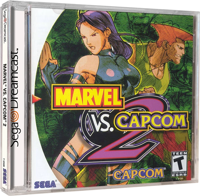 Marvel vs Capcom 2 box art