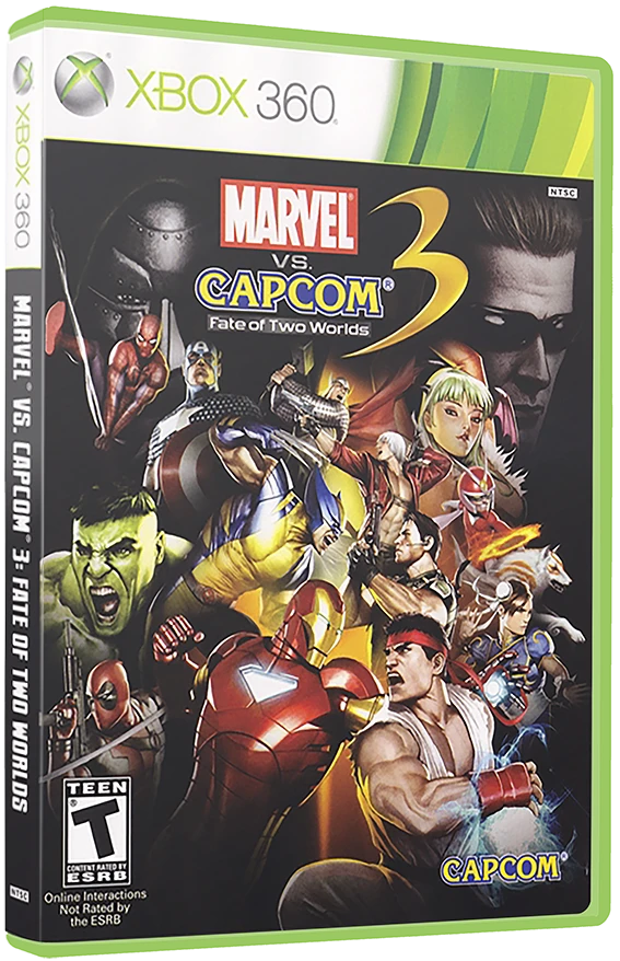 Marvel vs. Capcom 3: Fate of Two Worlds box art
