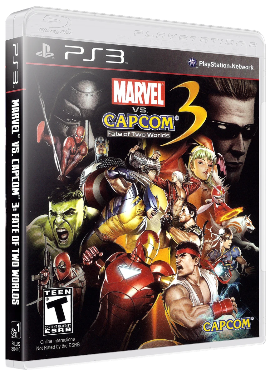 Marvel Vs. Capcom 3: Fate of Two Worlds box art