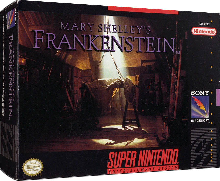 Mary Shelley's Frankenstein box art