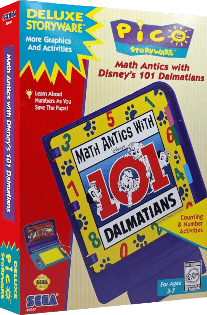 Math Antics with Disney's 101 Dalmatians box art