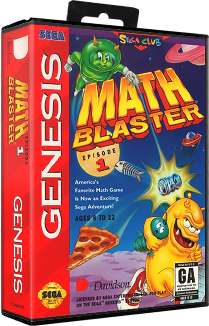 Math Blaster Episode 1 box art