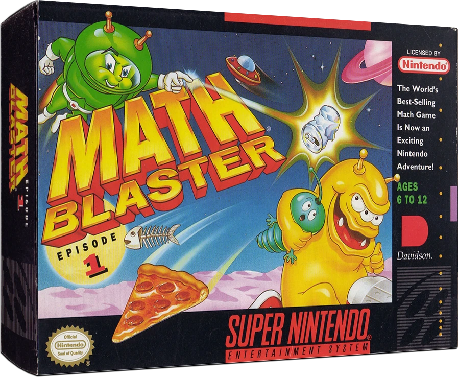 Math Blaster Episode 1 box art