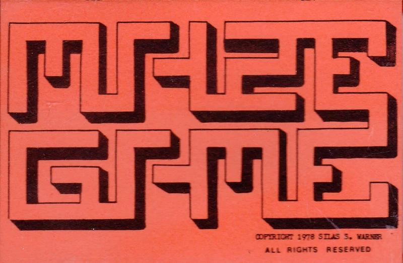 Maze Game box art