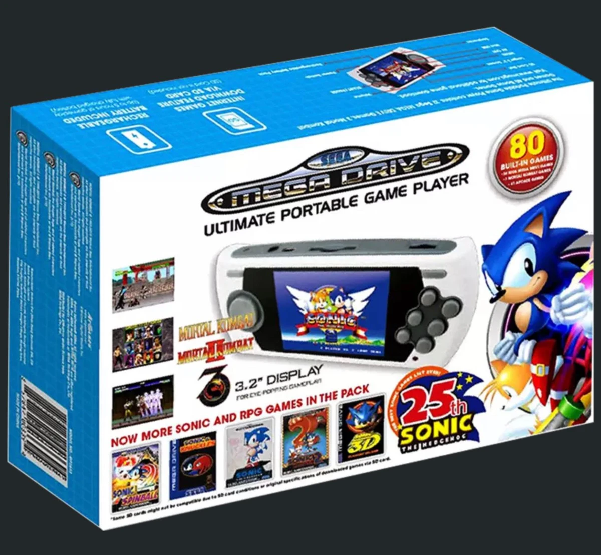 Mega Drive Ultímate Portable 25th Anniversary box art