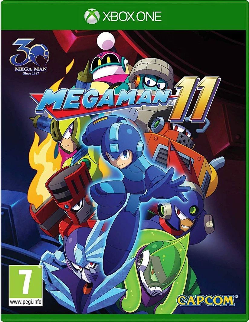 Mega Man 11 box art