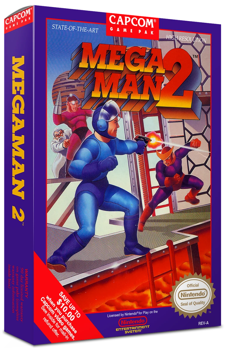 Mega Man 2 box art