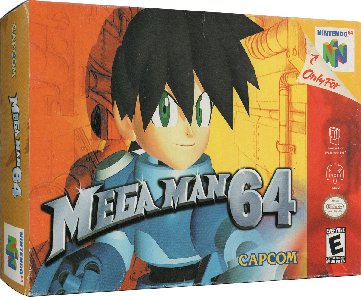 Mega Man 64 box art