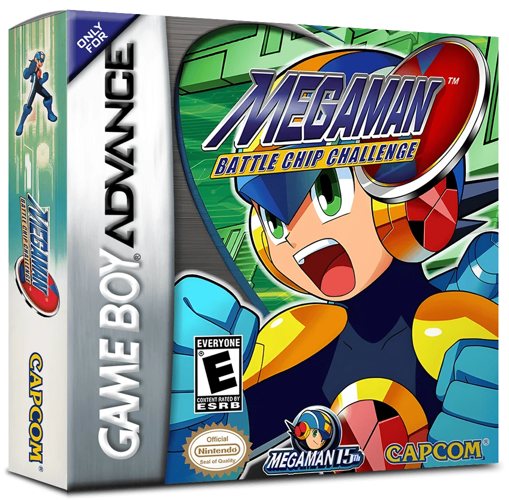 Mega Man Battle Chip Challenge box art