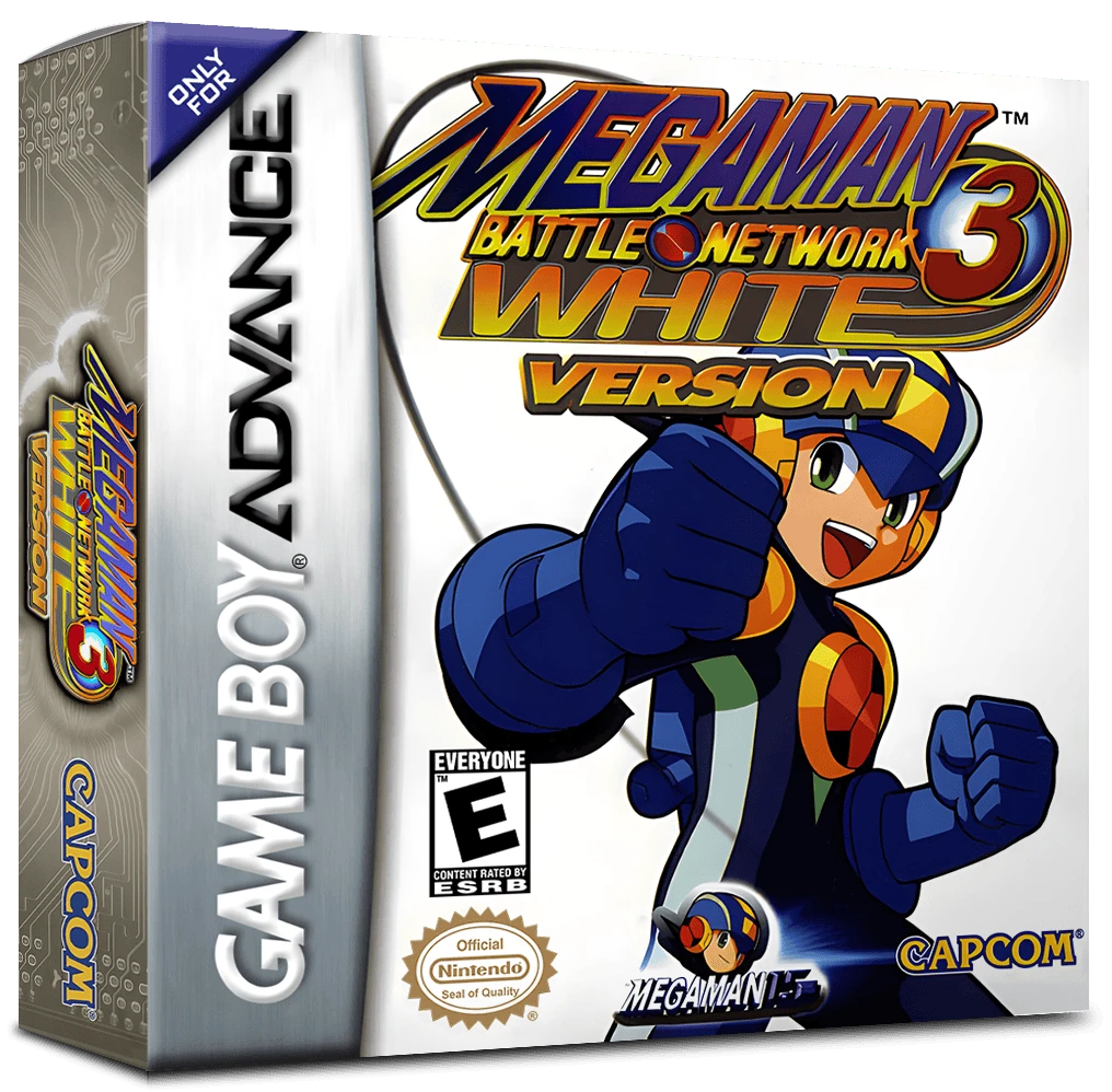 Mega Man Battle Network 3: White box art