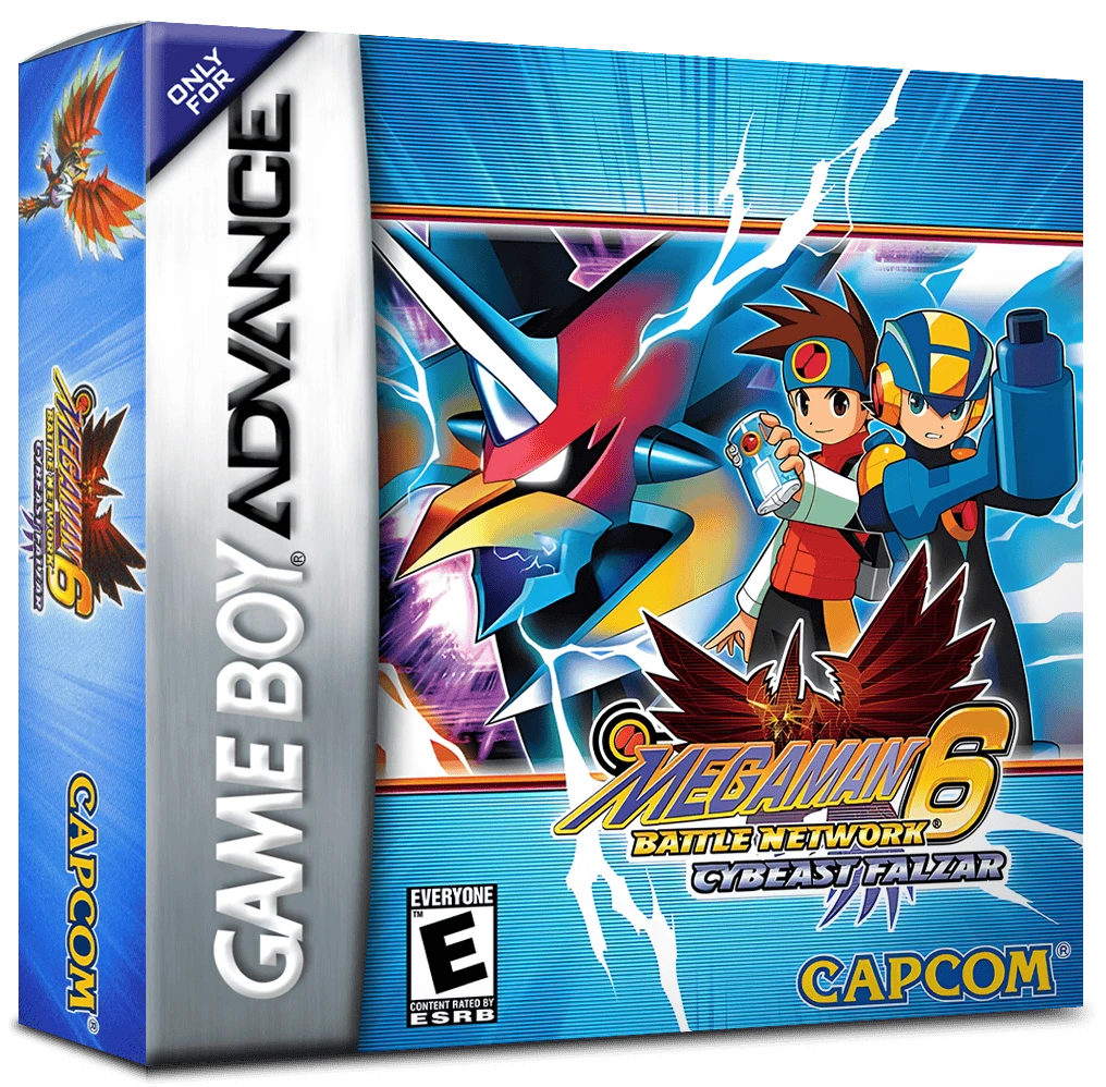 Mega Man Battle Network 6 Cybeast Falzar box art