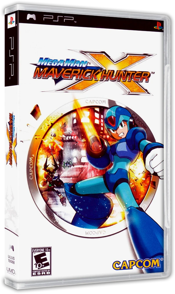 Mega Man Maverick Hunter X box art