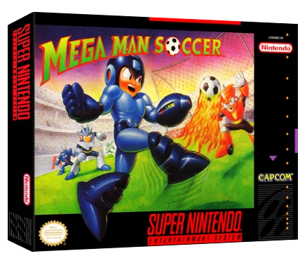 Mega Man Soccer box art