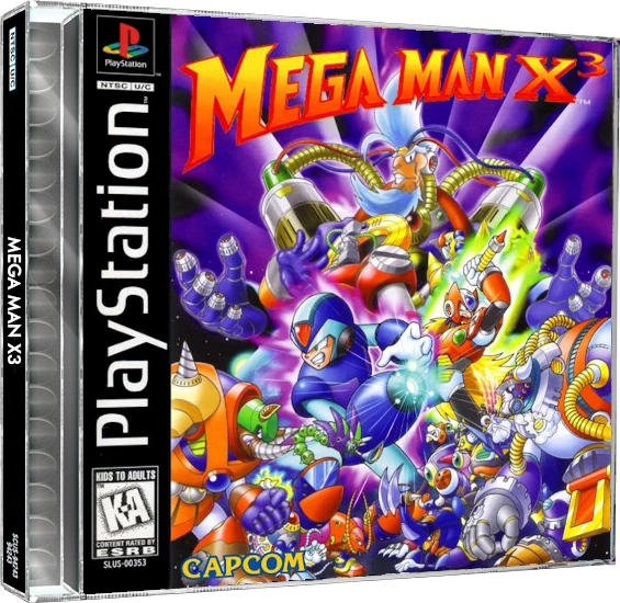 Mega Man X3 box art
