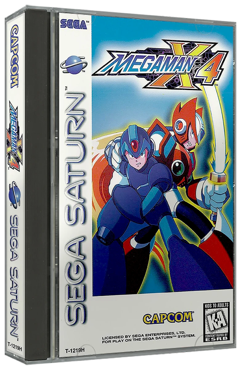 Mega Man X4 box art