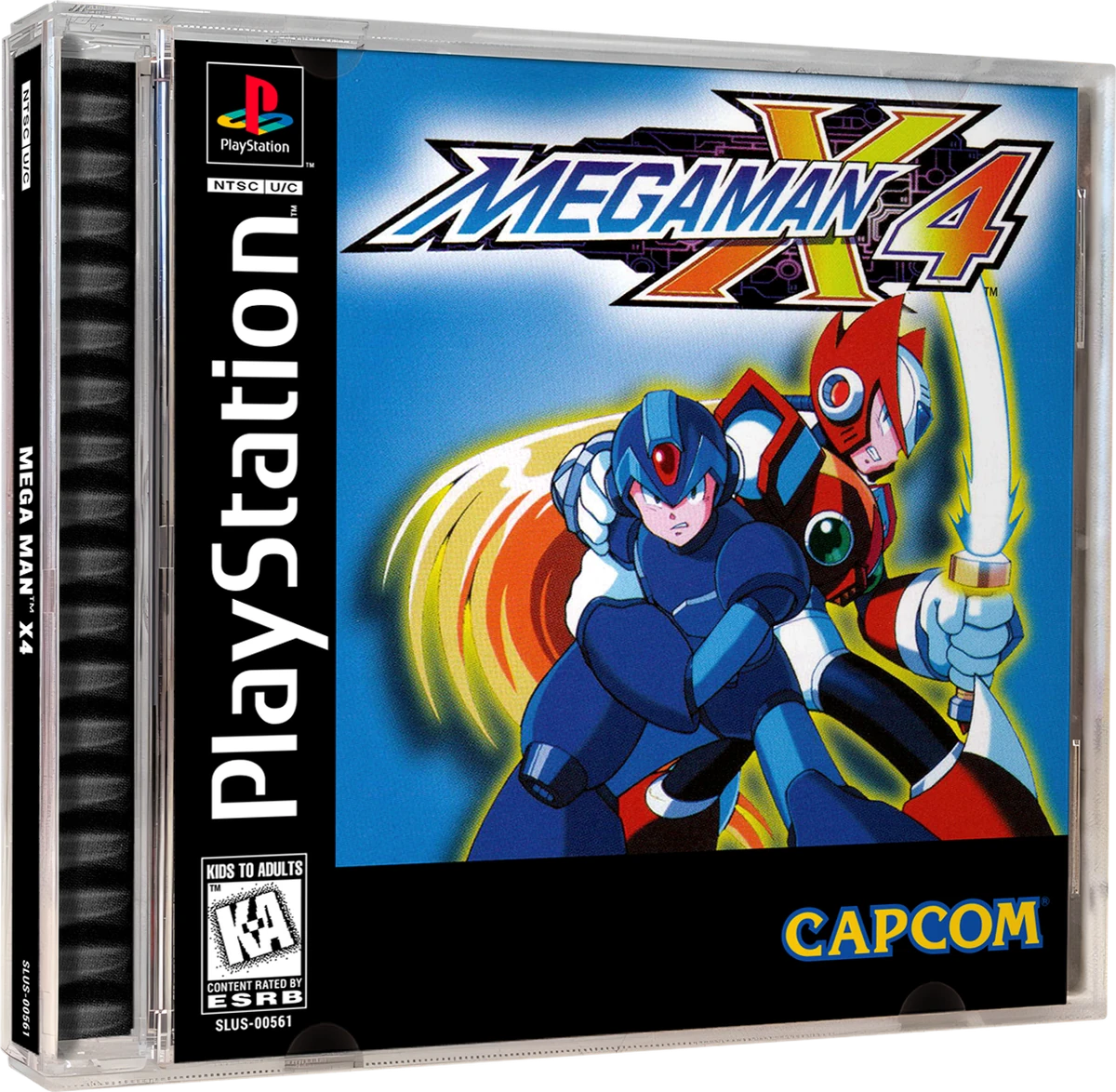 Mega Man X4 box art