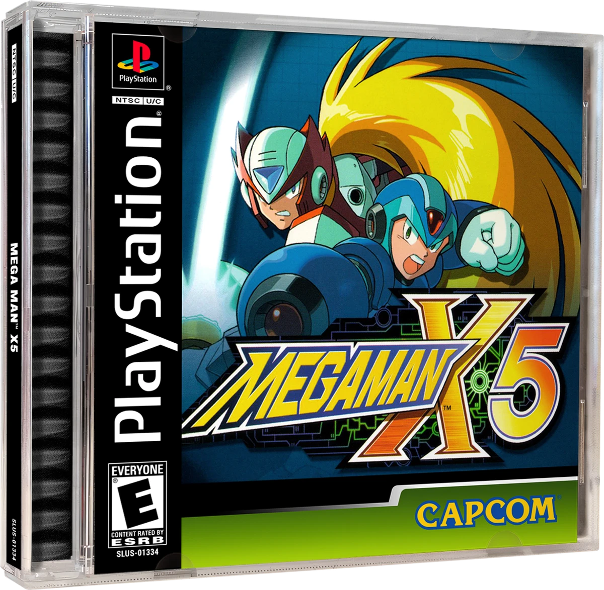 Mega Man X5 box art