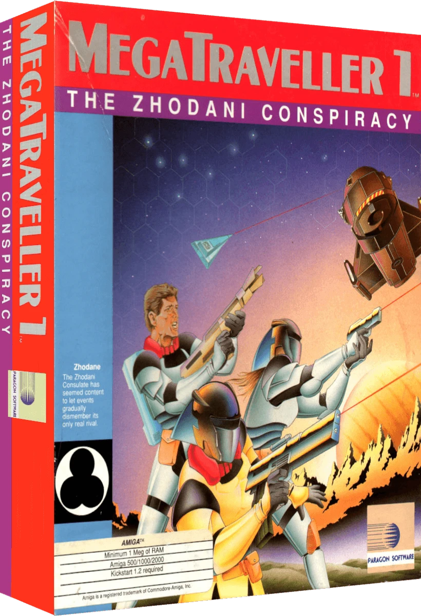 MegaTraveller 1: The Zhodani Conspiracy box art