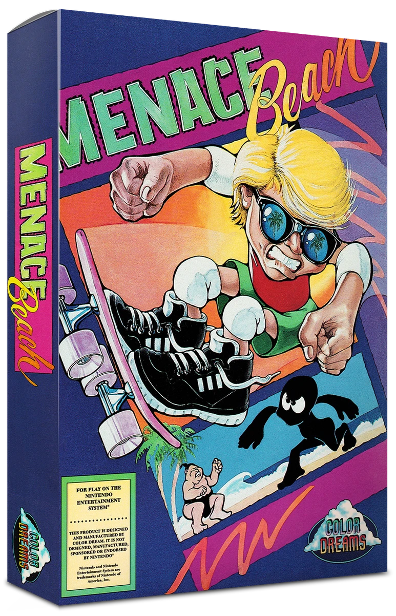 Menace Beach box art