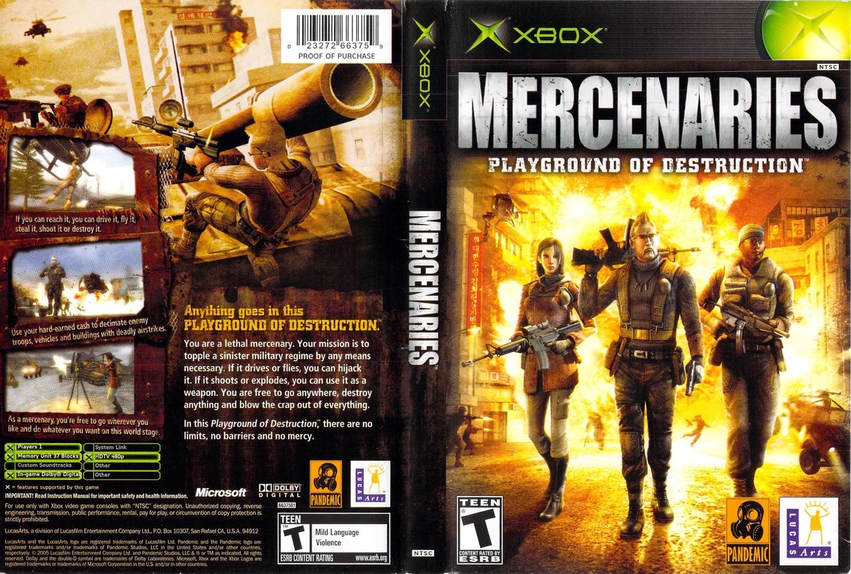 Mercenaries box art