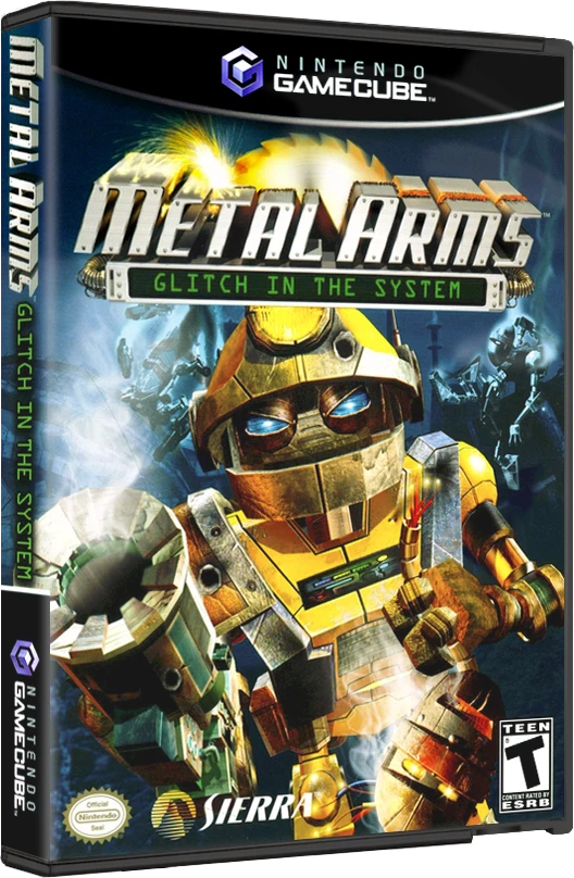 Metal Arms Glitch in the System box art