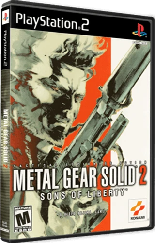 Metal Gear Solid 2 Sons Of Liberty box art
