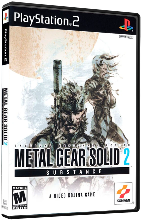 Metal Gear Solid 2: Substance box art