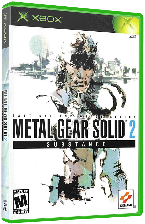 Metal Gear Solid 2: Substance box art