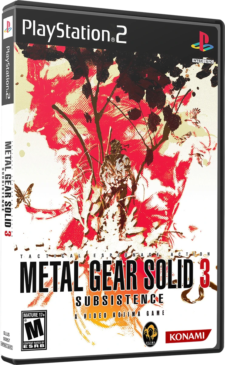 Metal Gear Solid 3 Subsistence box art