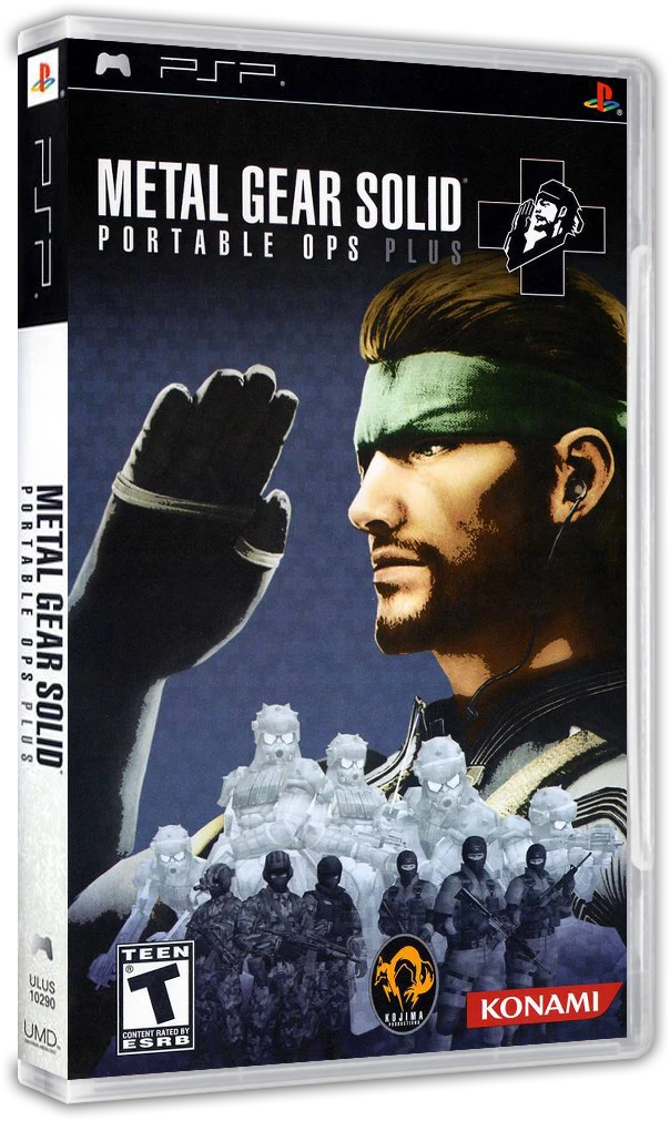 Metal Gear Solid Portable Ops Plus box art