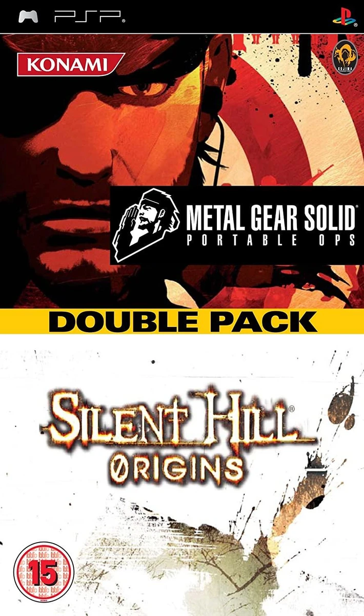 Metal Gear Solid: Portable Ops + Silent Hill: Origins Double Pack box art
