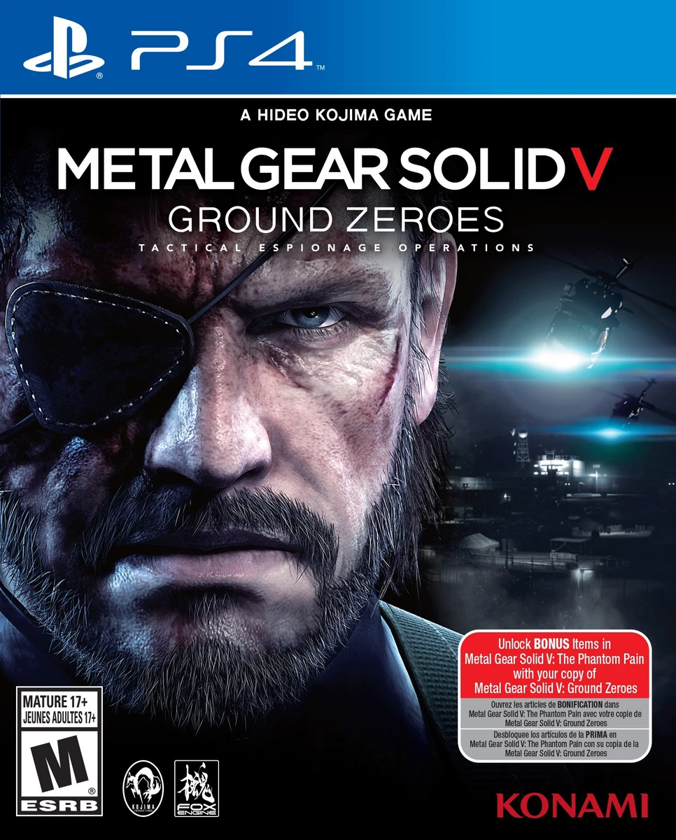 Metal Gear Solid V: Ground Zeroes box art